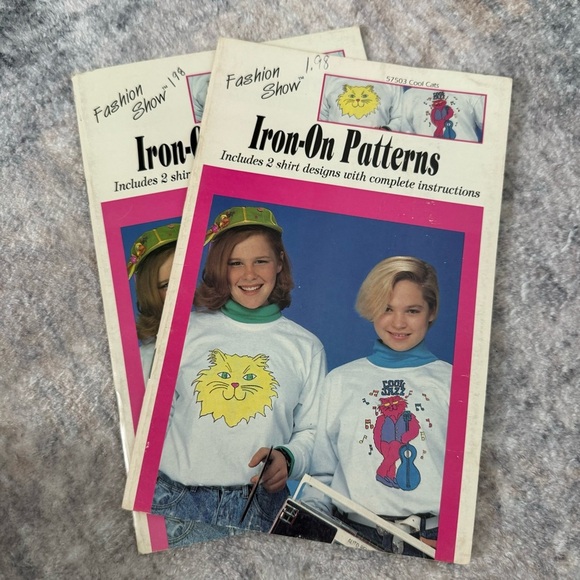 NIP Fashion Show Iron On Clothing Designs - COOL CATS - Picture 1 of 4